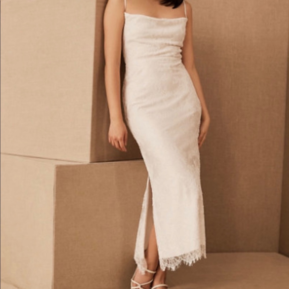 Amsale Connie Lace Slip Dress Size 2